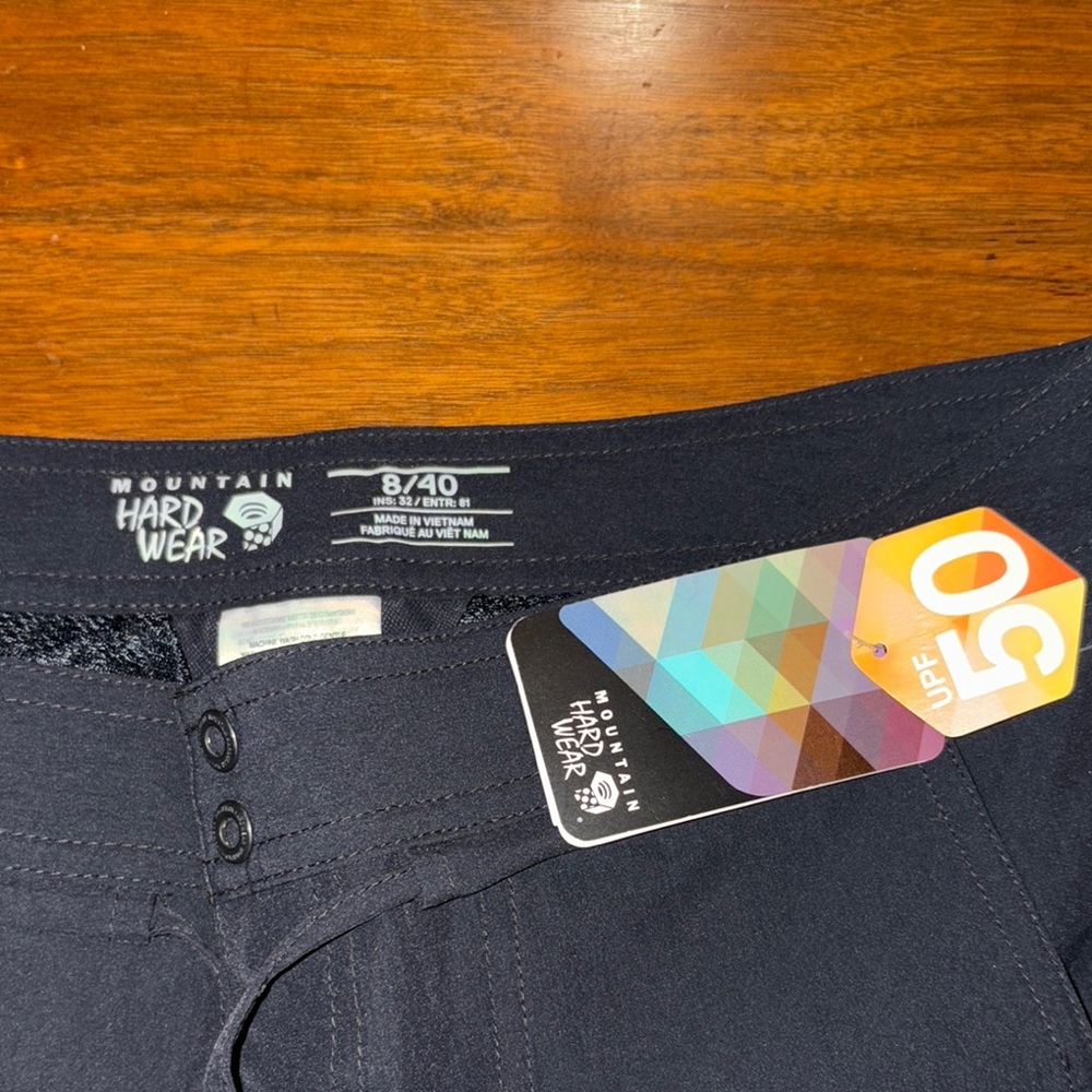 NWT Mountain Hardwear Black Pants ☀️UPF 50